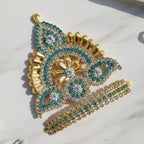 Govardhan Mukut For Laadu Gopal - Mix Color / Pack of 12