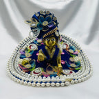 Moti Rekha Poshak With Mukut For Laddu Gopal