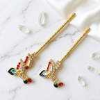 miniature gold plated Bansuri for idol