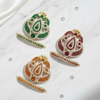 Suvarna Sikhar Laddu Gopal Mukut - Mix Color / Pack of 12