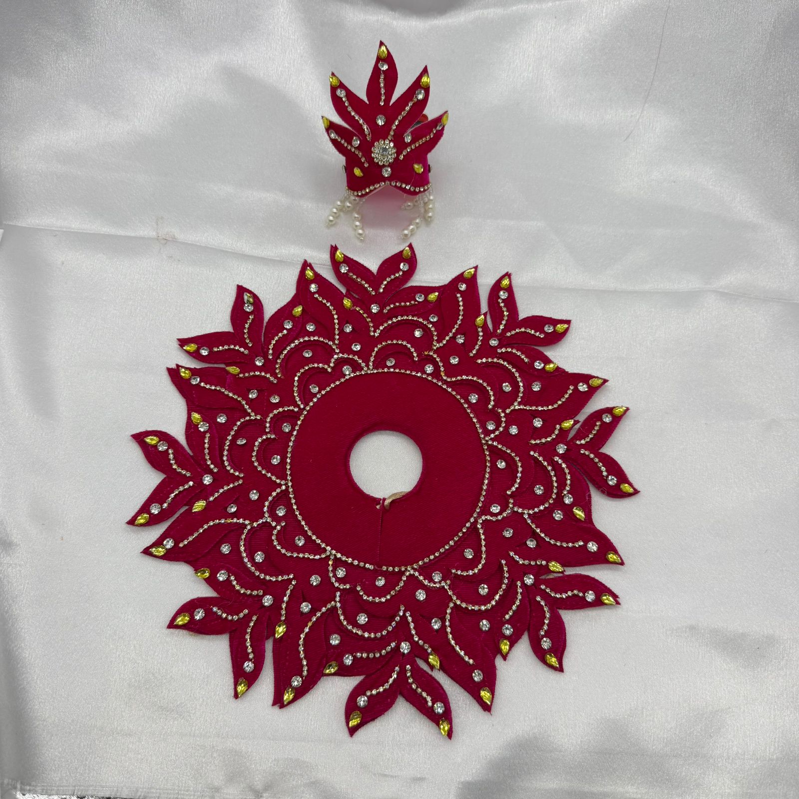 Agni Shringar Laddu Gopal Dress With Mukut