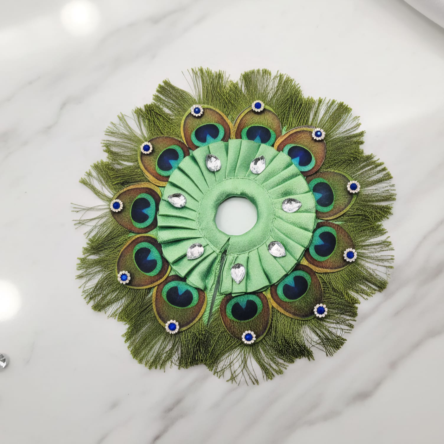 Mor-Pankhi Designer Laddu Gopal Dress