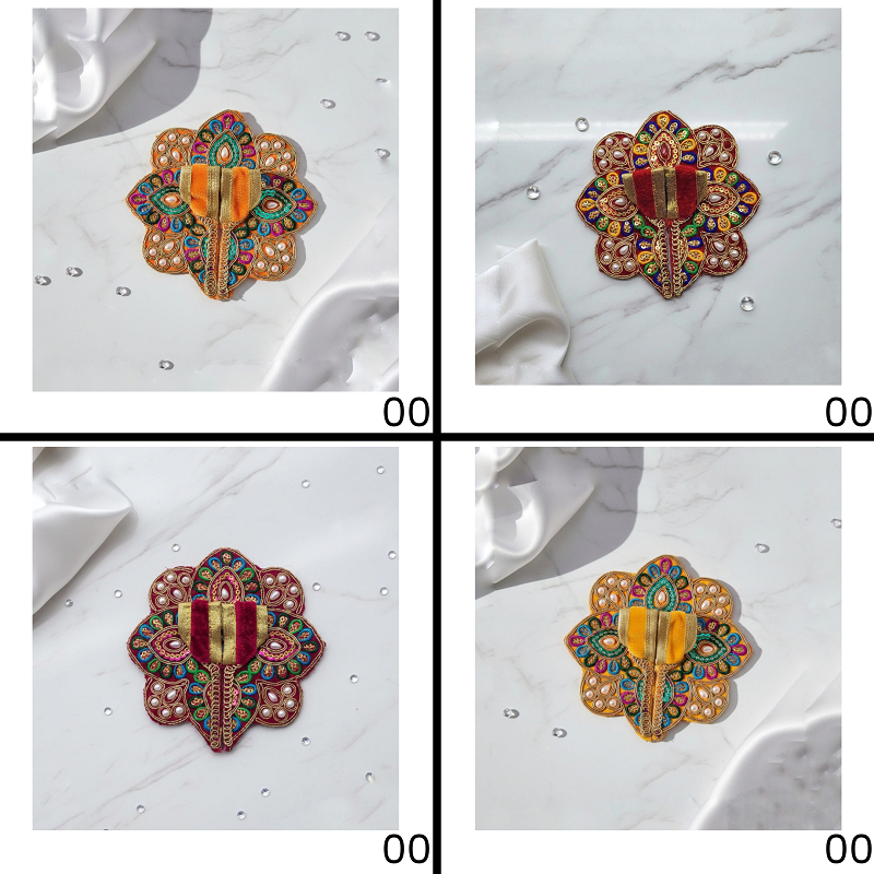 Bhagwati Shringar Laddu Gopal Dress - Mix Color - Pack of 12