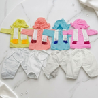 KURTA PAJAMA CHICK POSHAK For Laddu Gopal - Pack of 12