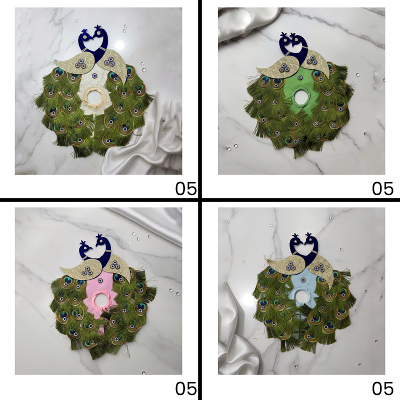 Kunj Vihari Laddu Gopal Dress - Mix Color - Pack of 12