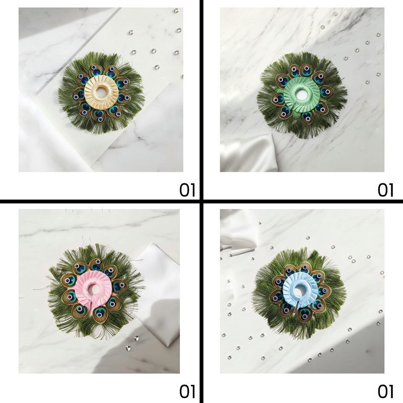 Mor-Pankhi Designer Laddu Gopal Dress - Mix Color - Pack of 12