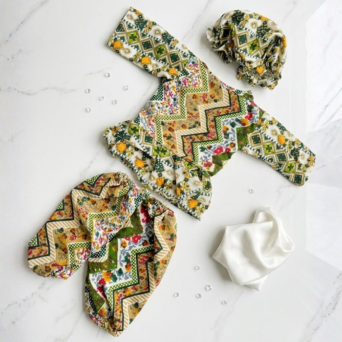 Gujarati Poshak For Silicone Laddu gopal