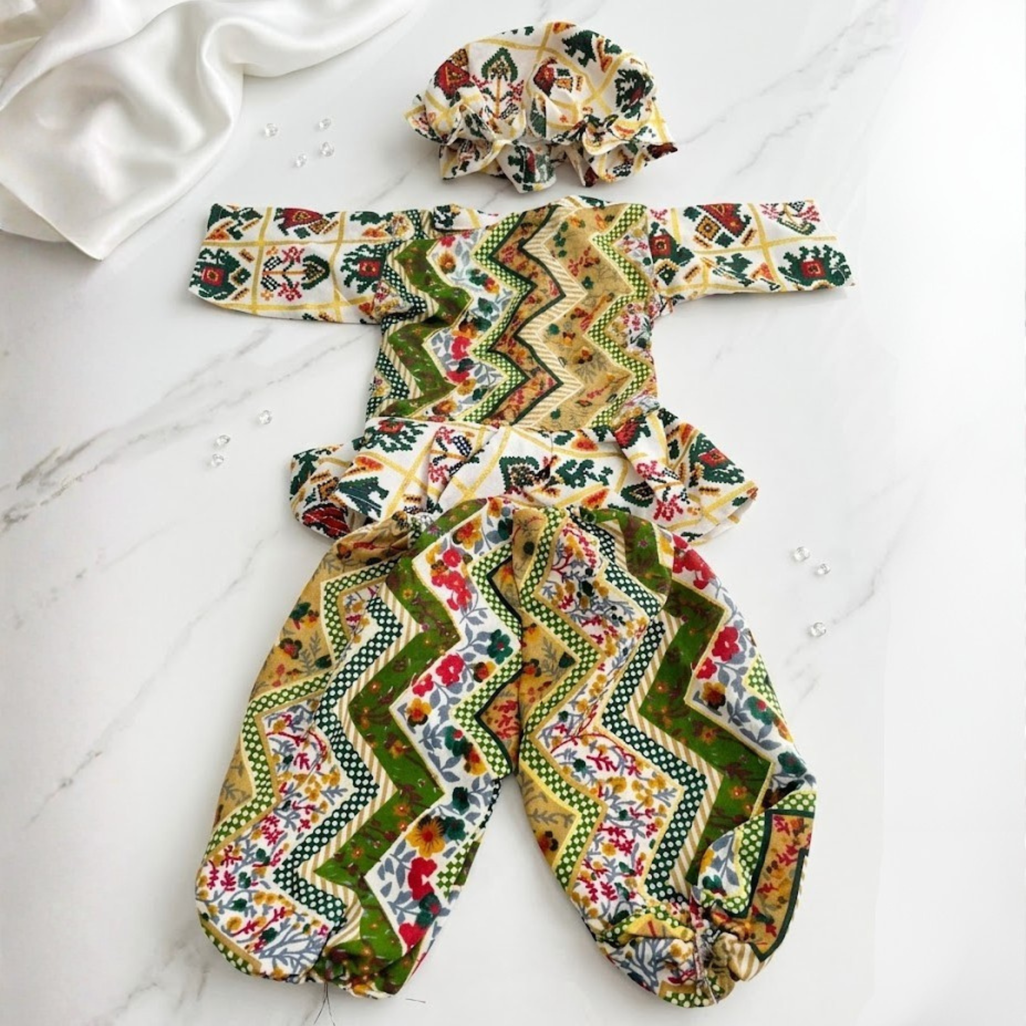 Gujarati Poshak For Silicone Laddu gopal