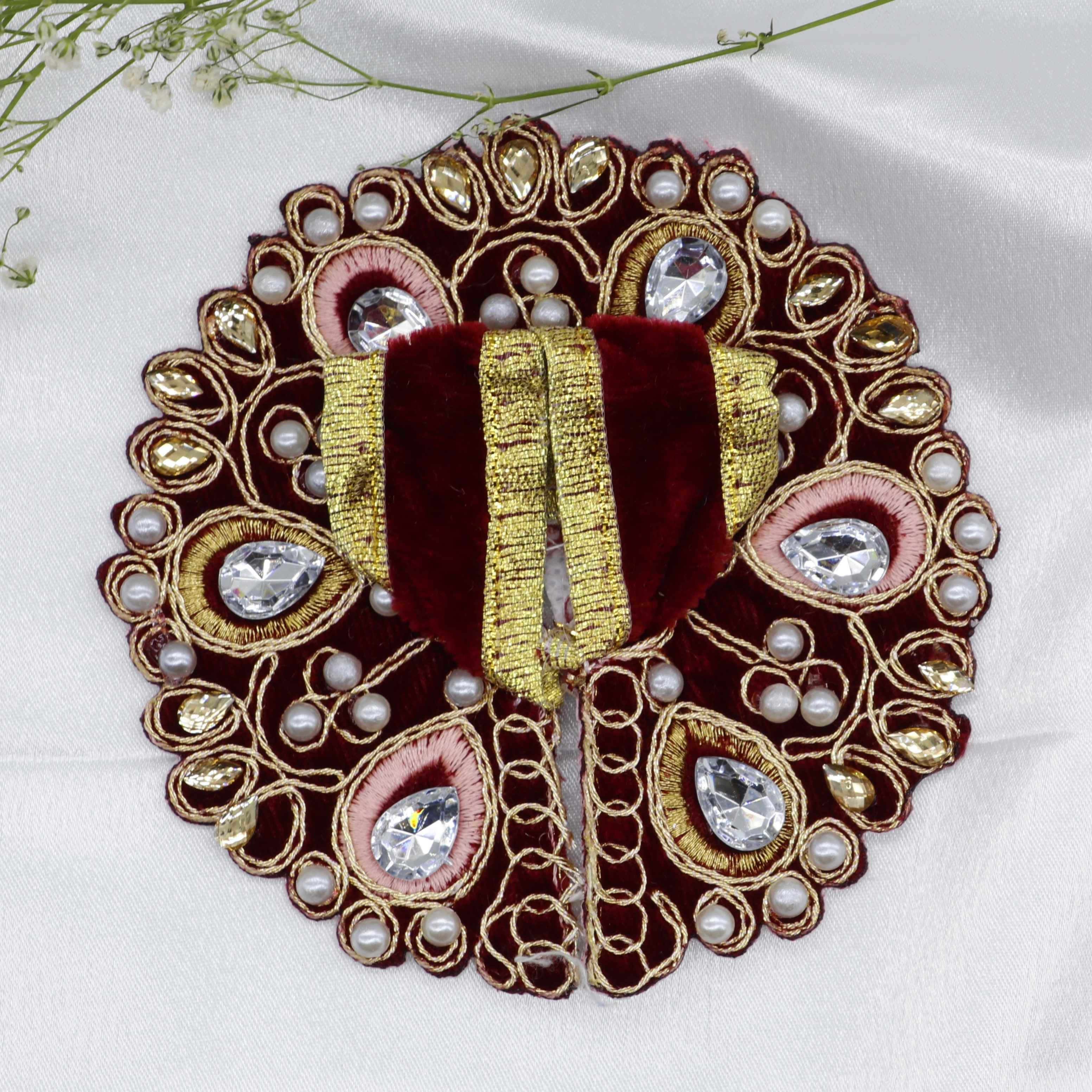 Heera Moti Velvet Base Laddu Gopal Dress