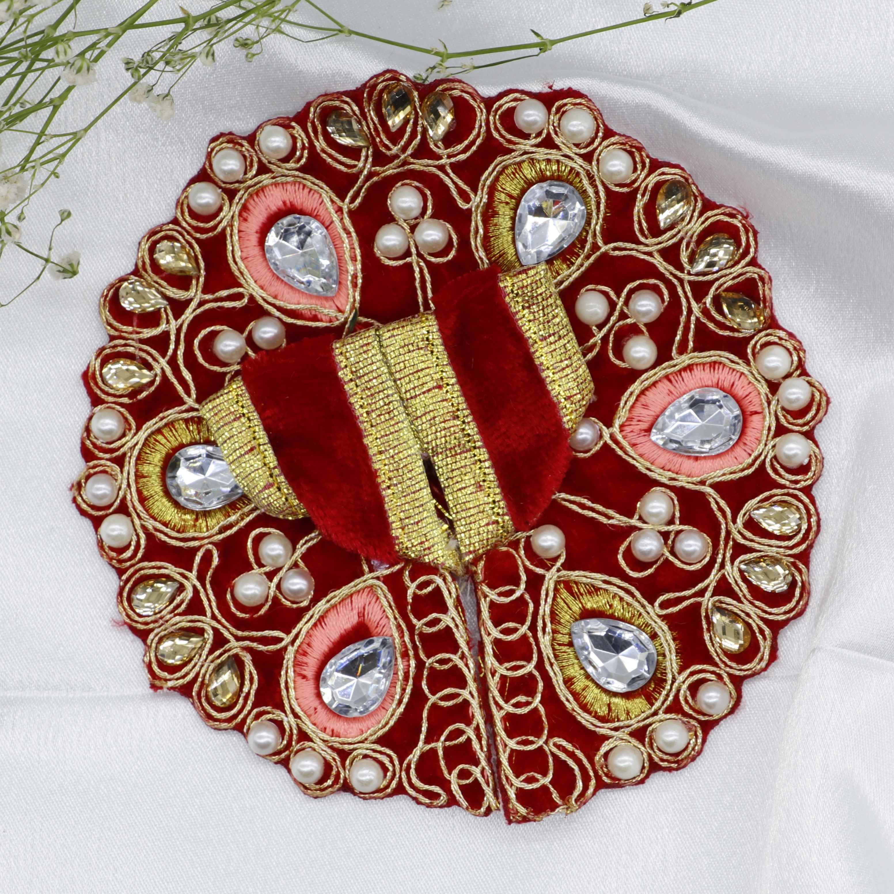 Heera Moti Velvet Base Laddu Gopal Dress