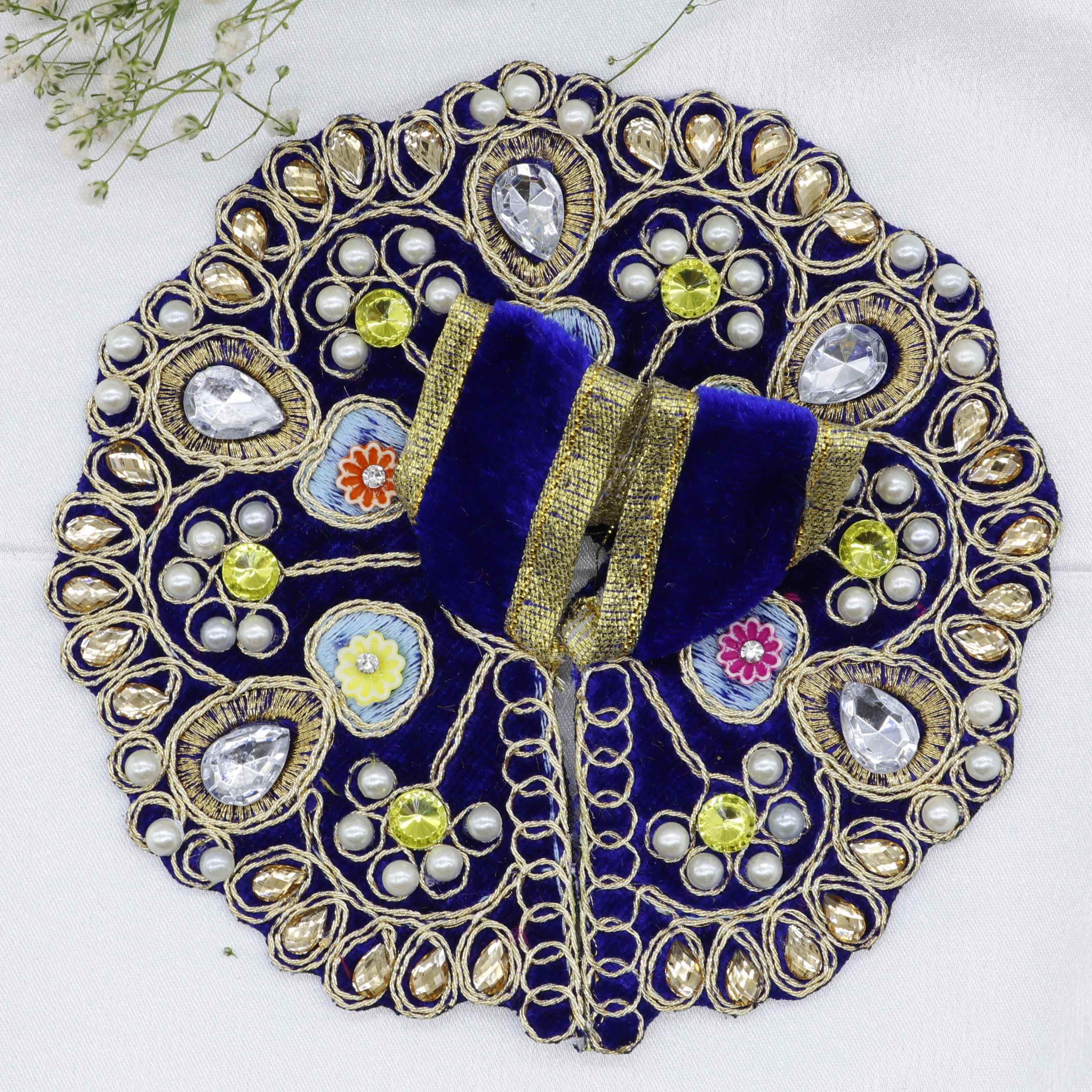 Heera Moti Velvet Base Laddu Gopal Dress