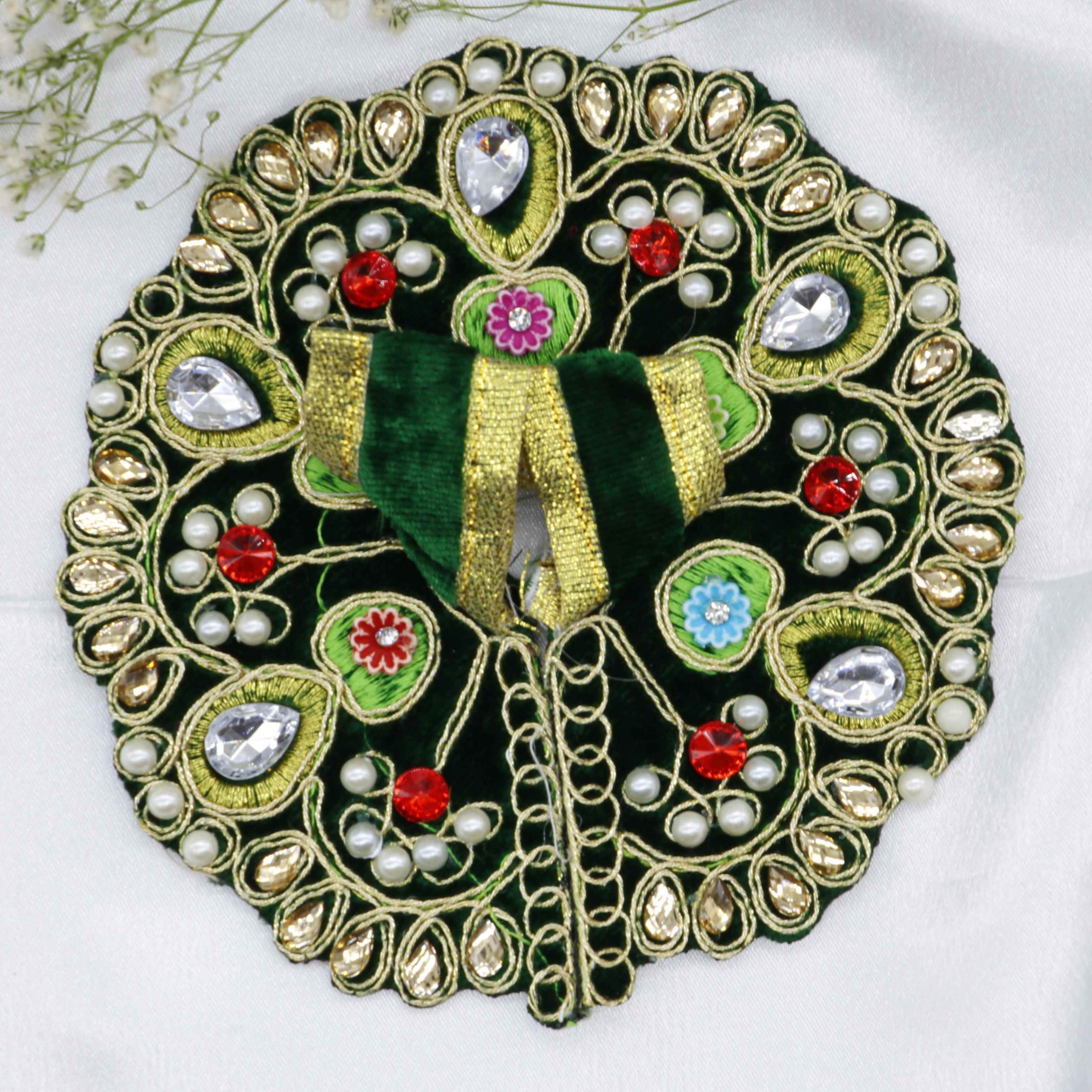 Heera Moti Velvet Base Laddu Gopal Dress
