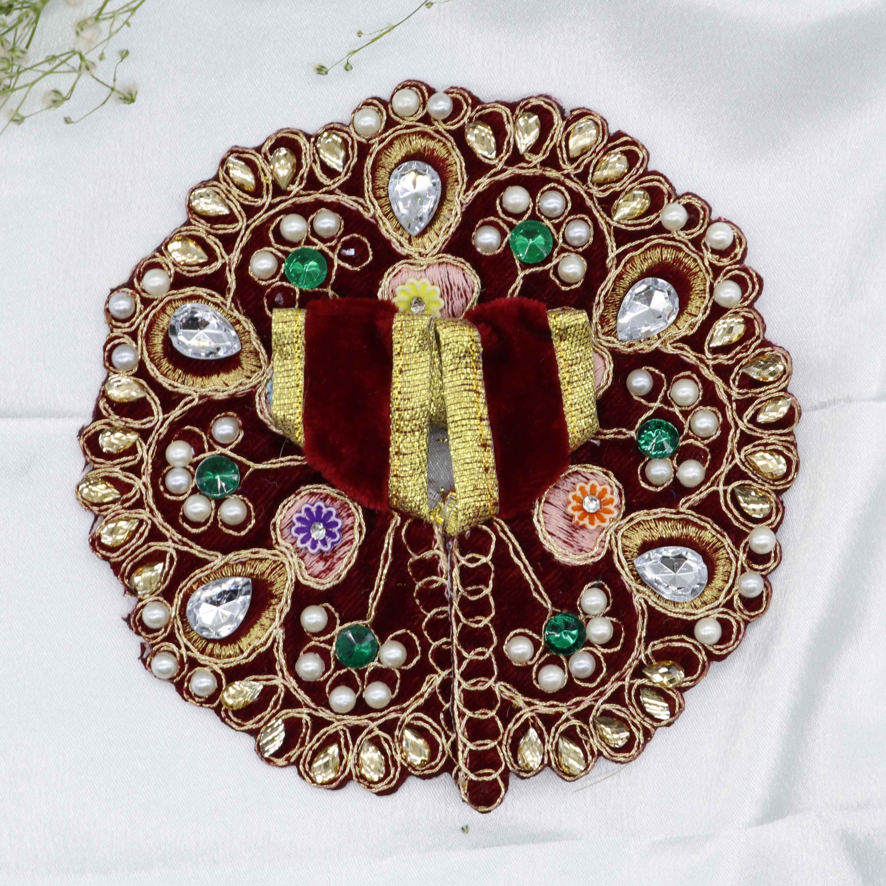Heera Moti Velvet Base Laddu Gopal Dress