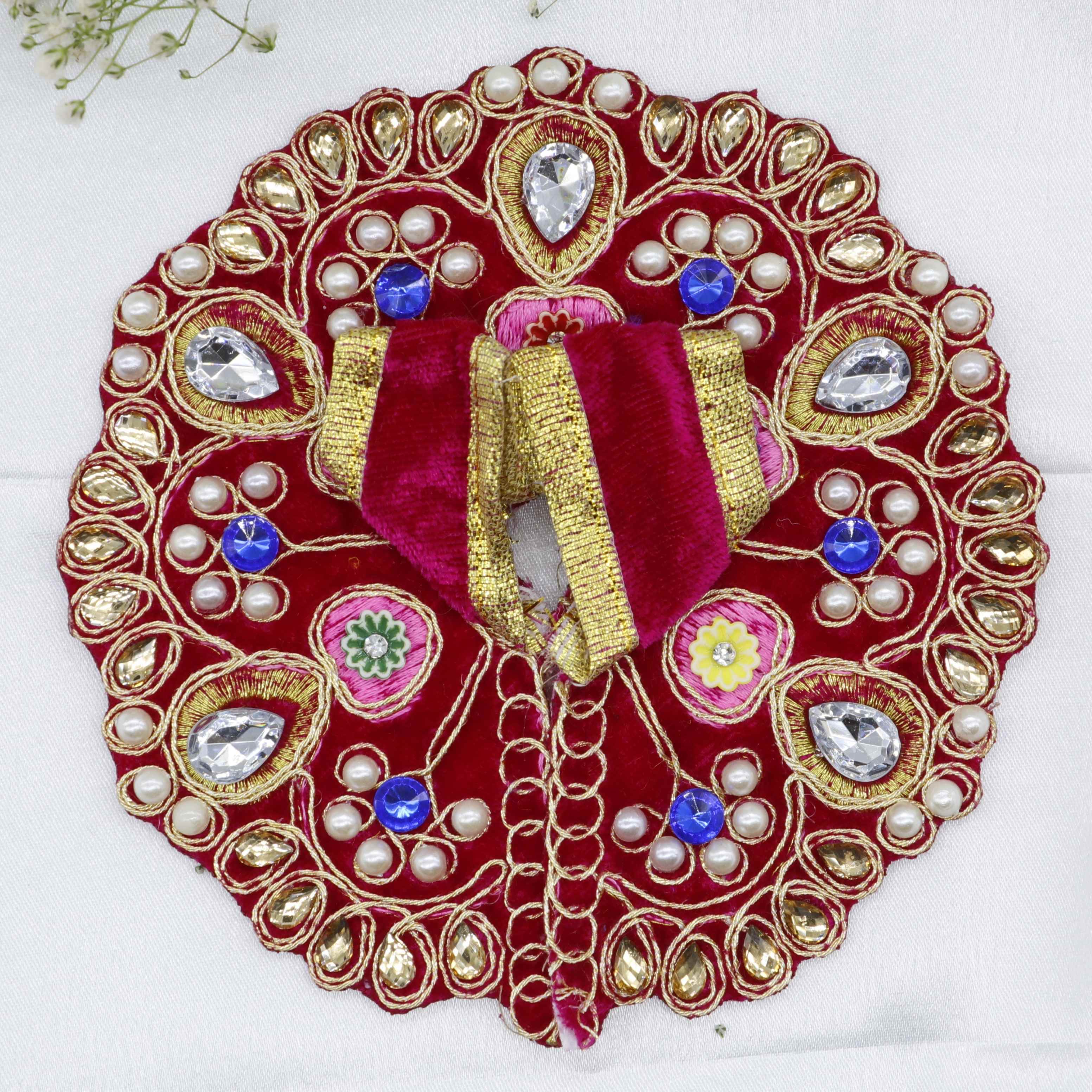 Heera Moti Velvet Base Laddu Gopal Dress