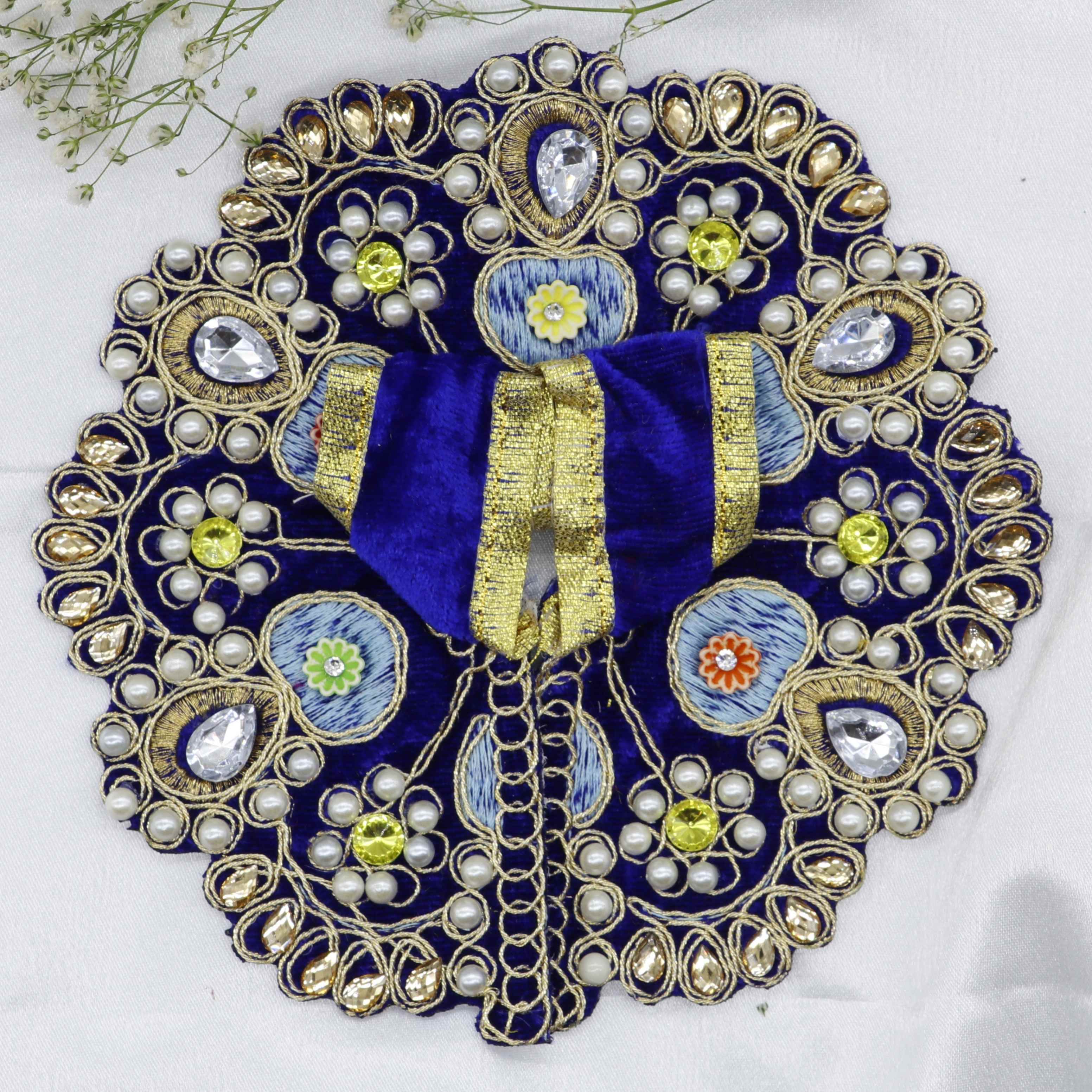 Heera Moti Velvet Base Laddu Gopal Dress