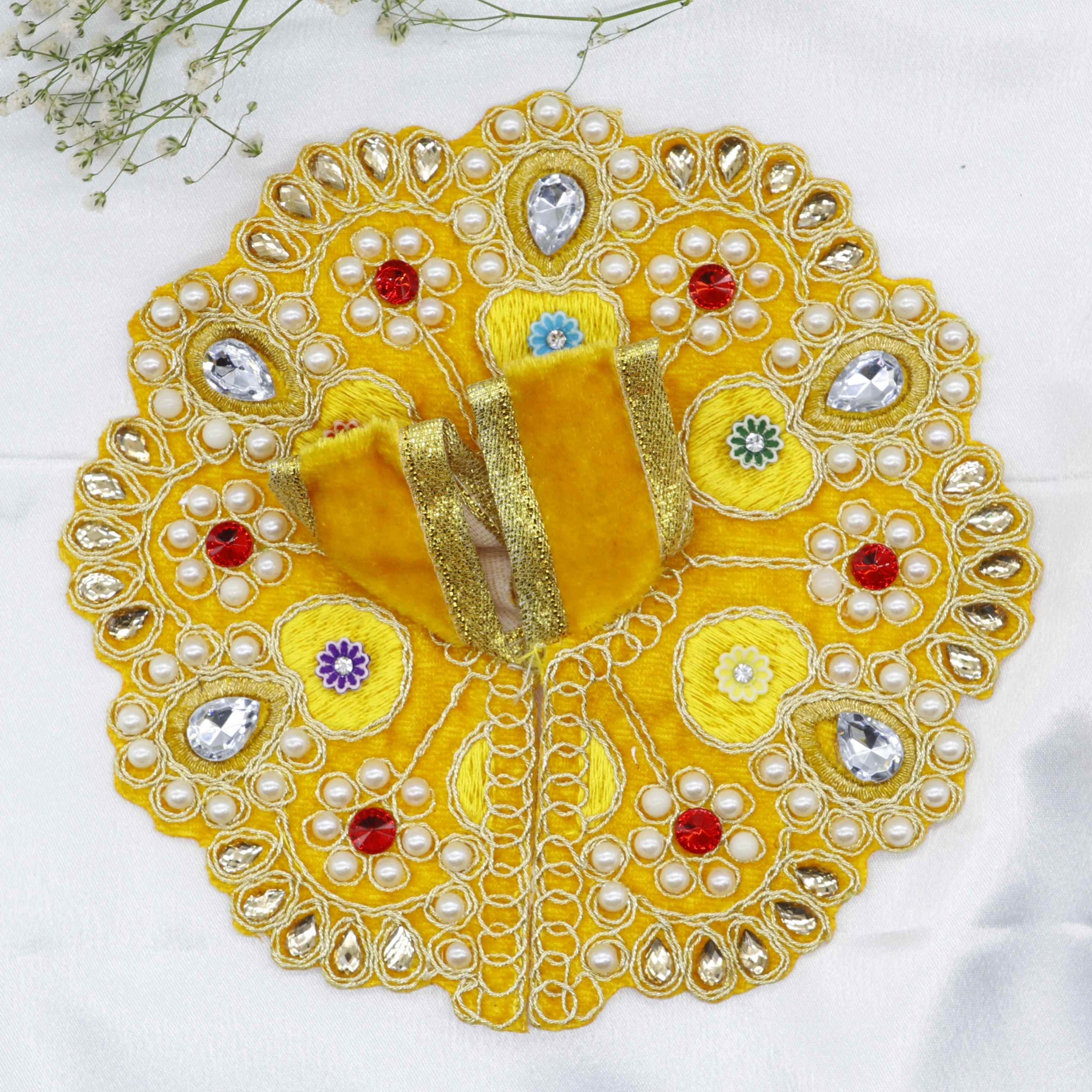 Heera Moti Velvet Base Laddu Gopal Dress