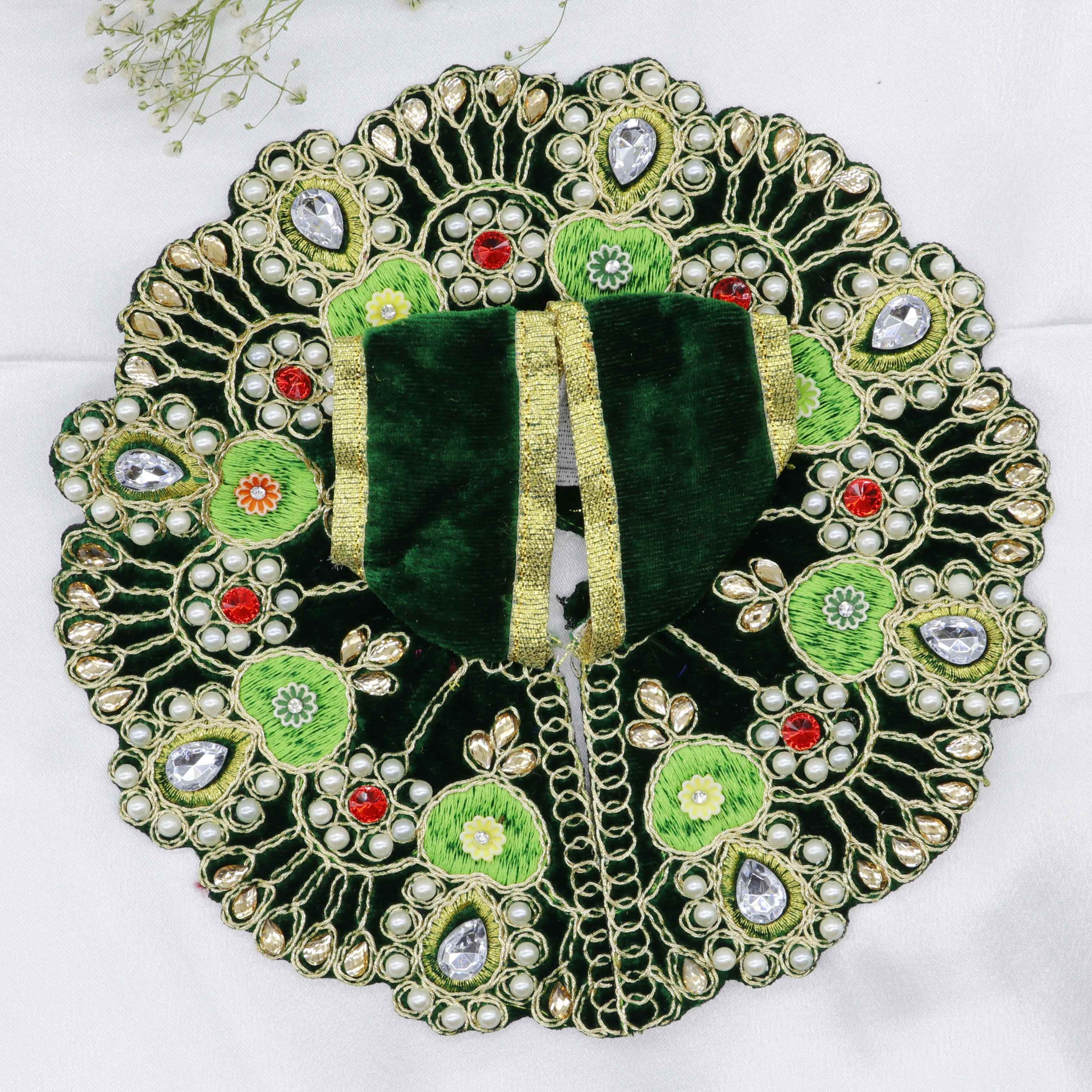 Heera Moti Velvet Base Laddu Gopal Dress