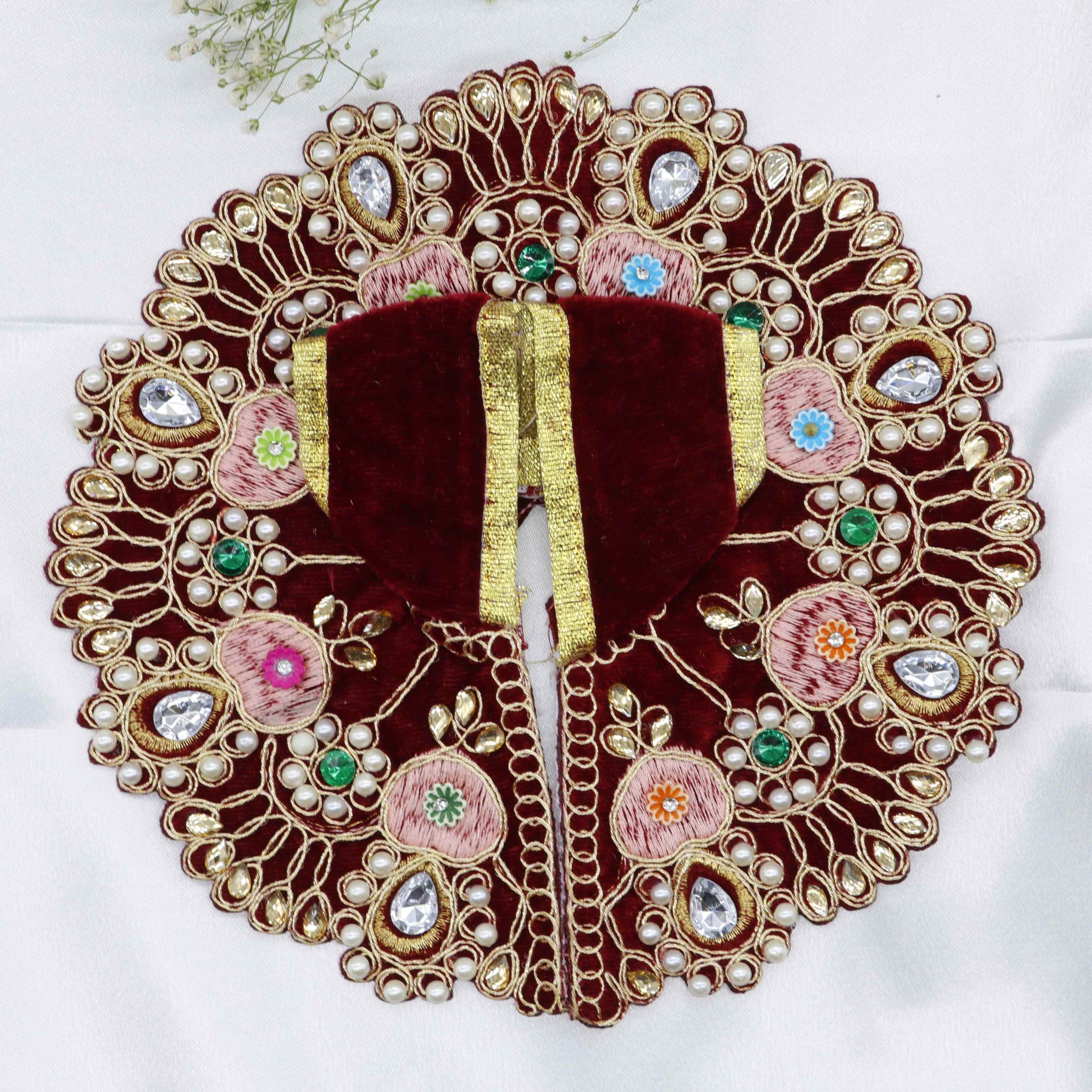 Heera Moti Velvet Base Laddu Gopal Dress