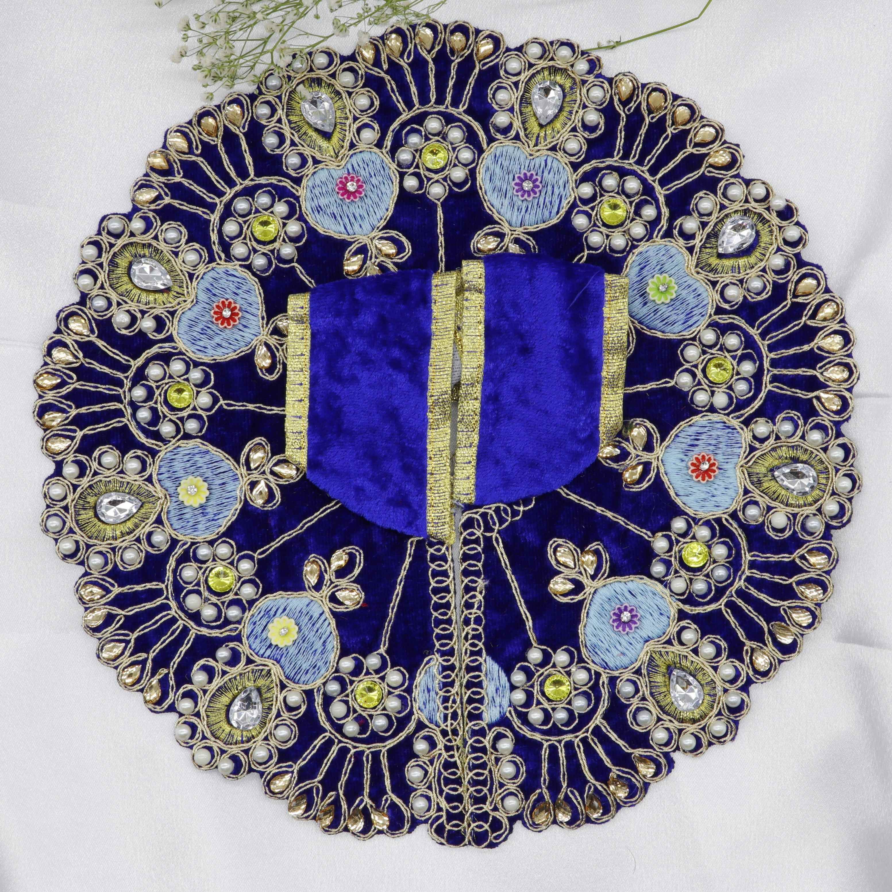 Heera Moti Velvet Base Laddu Gopal Dress