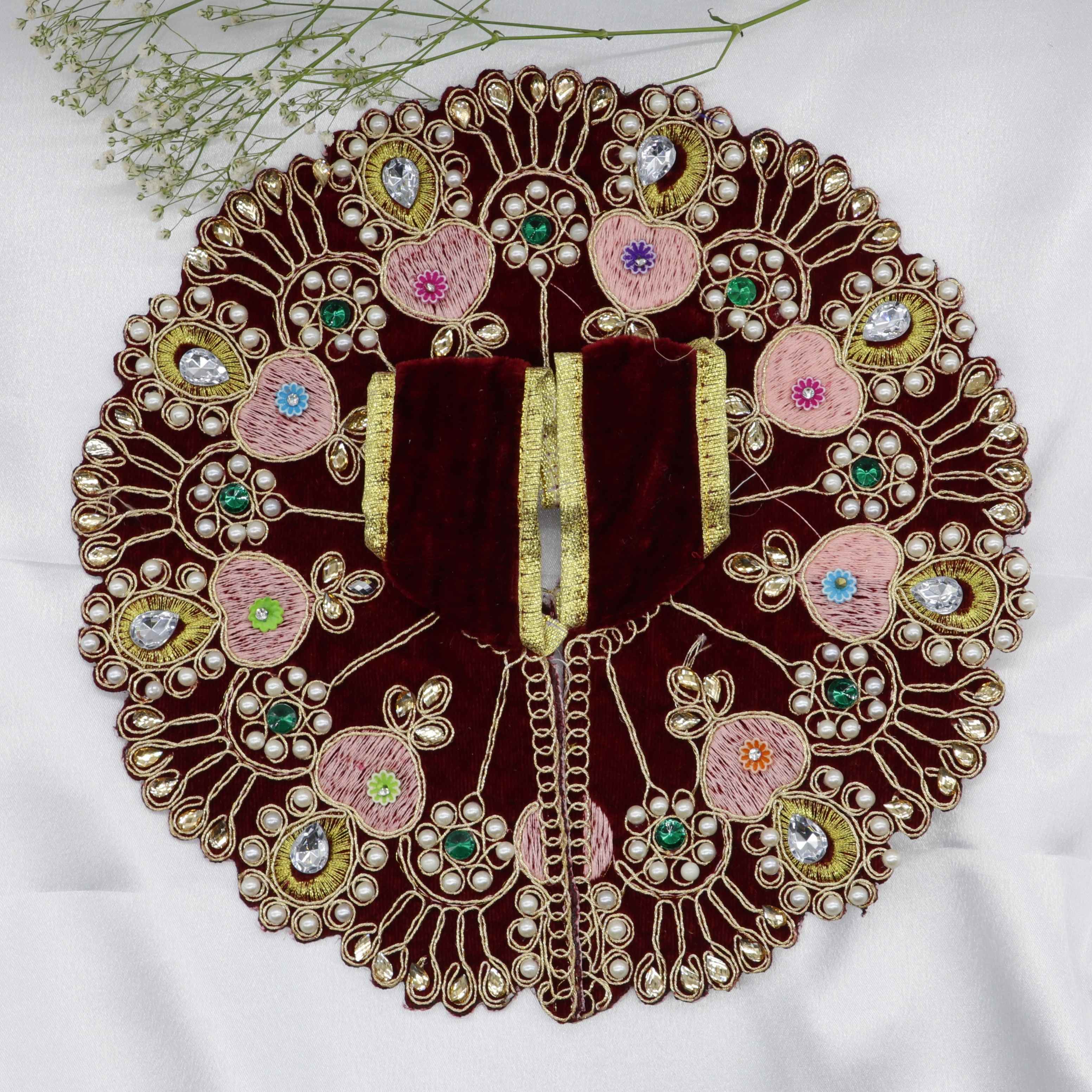 Heera Moti Velvet Base Laddu Gopal Dress