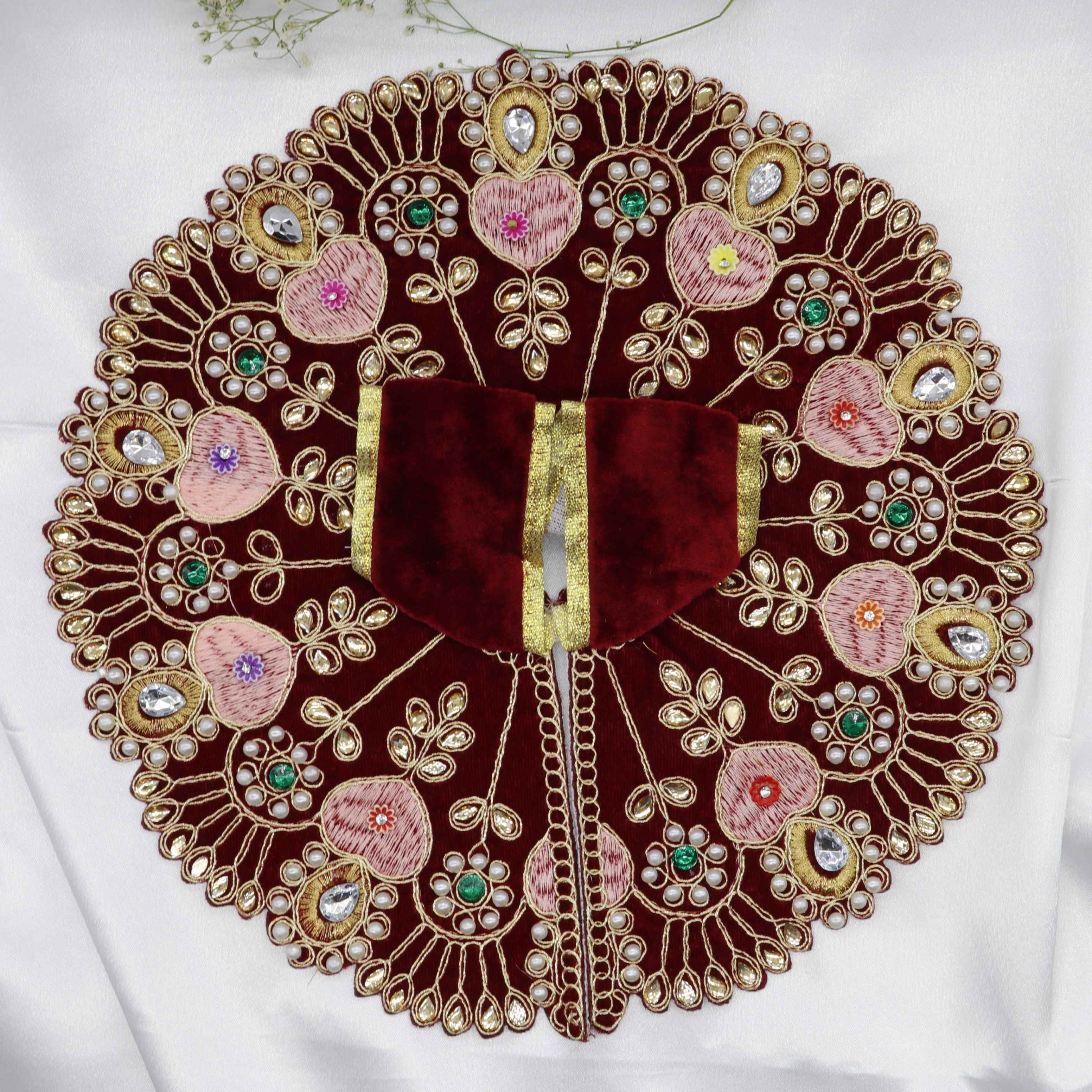 Heera Moti Velvet Base Laddu Gopal Dress