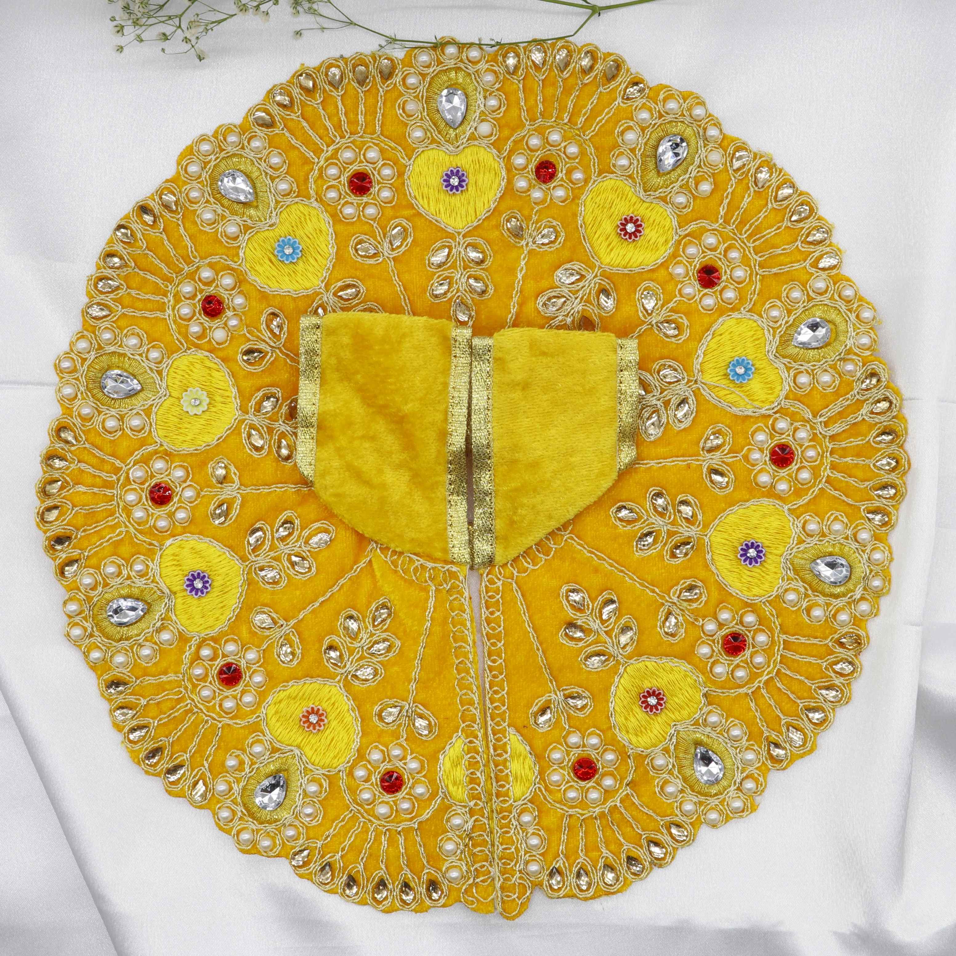 Heera Moti Velvet Base Laddu Gopal Dress