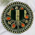 Jhalar Chakra Diamond Work Laddu Gopal Dress