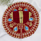 Jhalar Chakra Diamond Work Laddu Gopal Dress