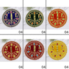 Jhalar Chakra Diamond Work Laddu Gopal Dress - Mix Color - Pack of 12