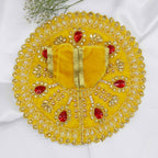 Jhalar Chakra Diamond Work Laddu Gopal Dress