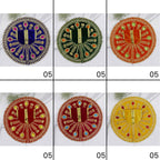 Jhalar Chakra Diamond Work Laddu Gopal Dress - Mix Color - Pack of 12