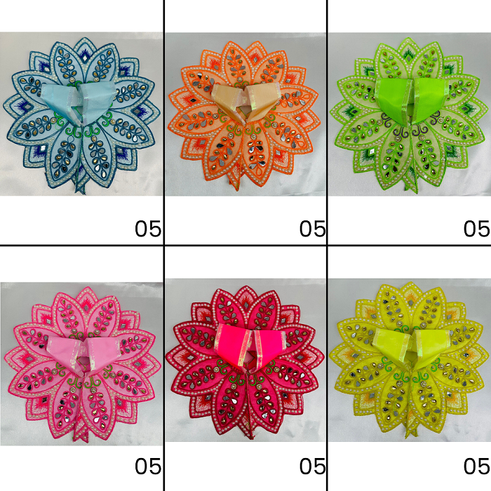 Kailash Kamal Poshak For Laddu Gopal - Pack of 12