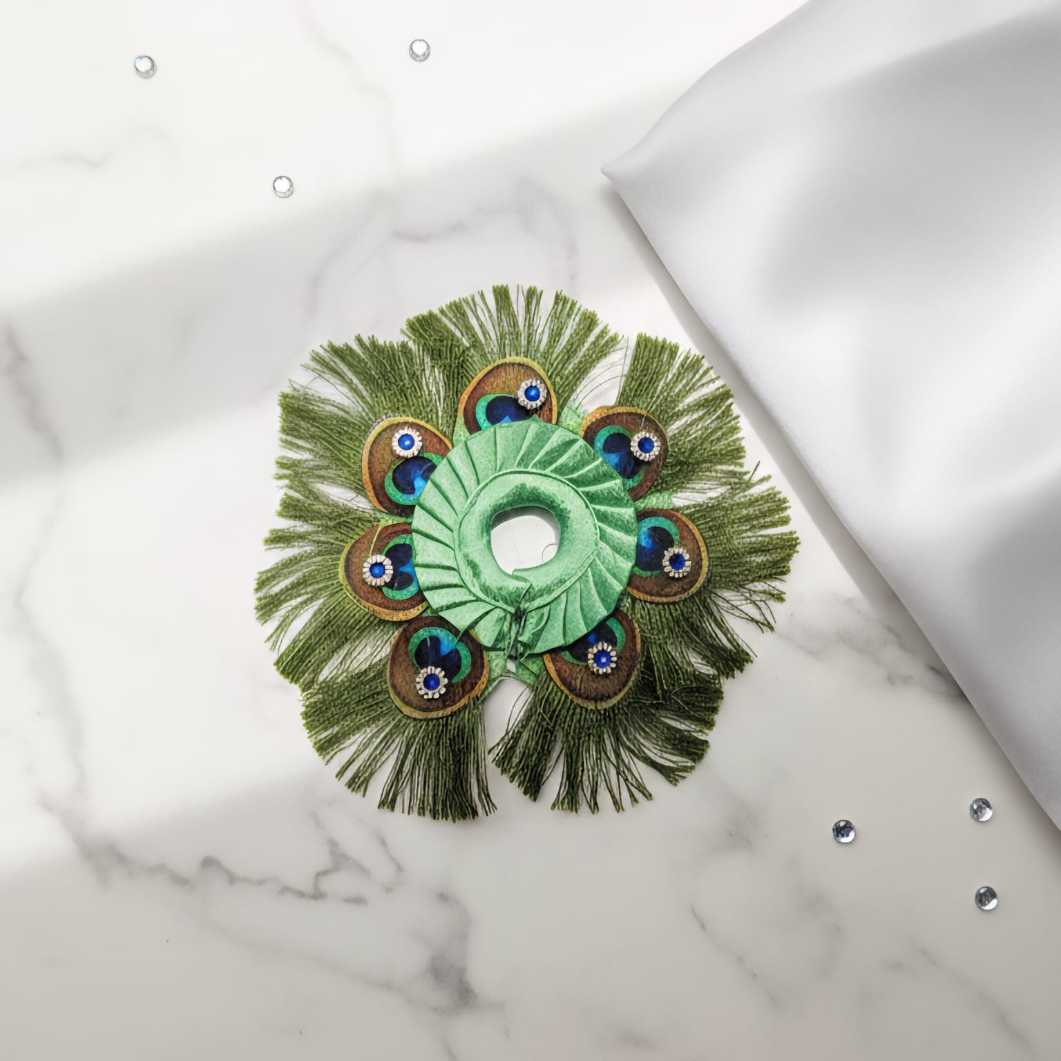 Mor-Pankhi Designer Laddu Gopal Dress