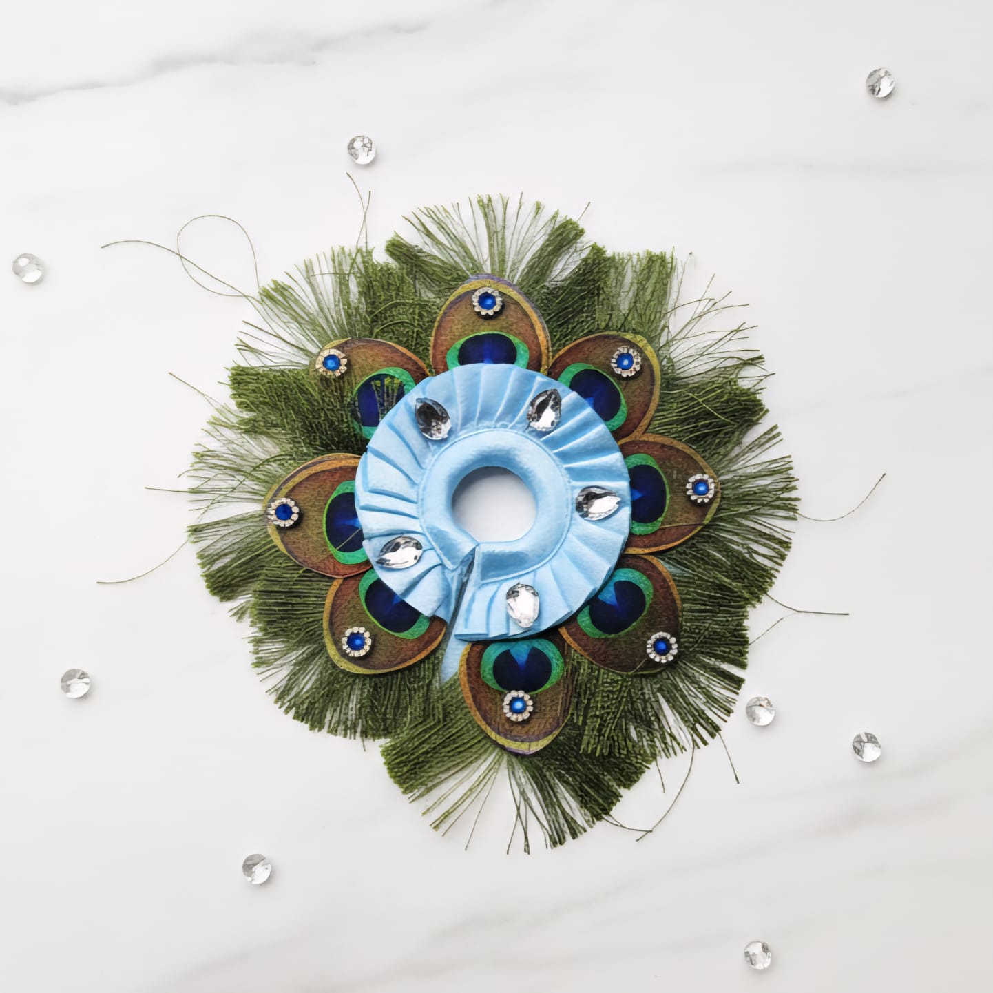 Mor-Pankhi Designer Laddu Gopal Dress