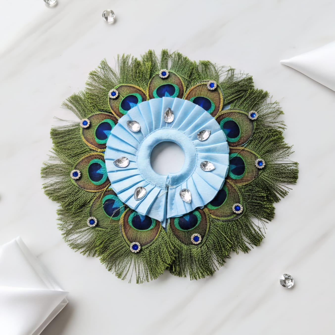 Mor-Pankhi Designer Laddu Gopal Dress