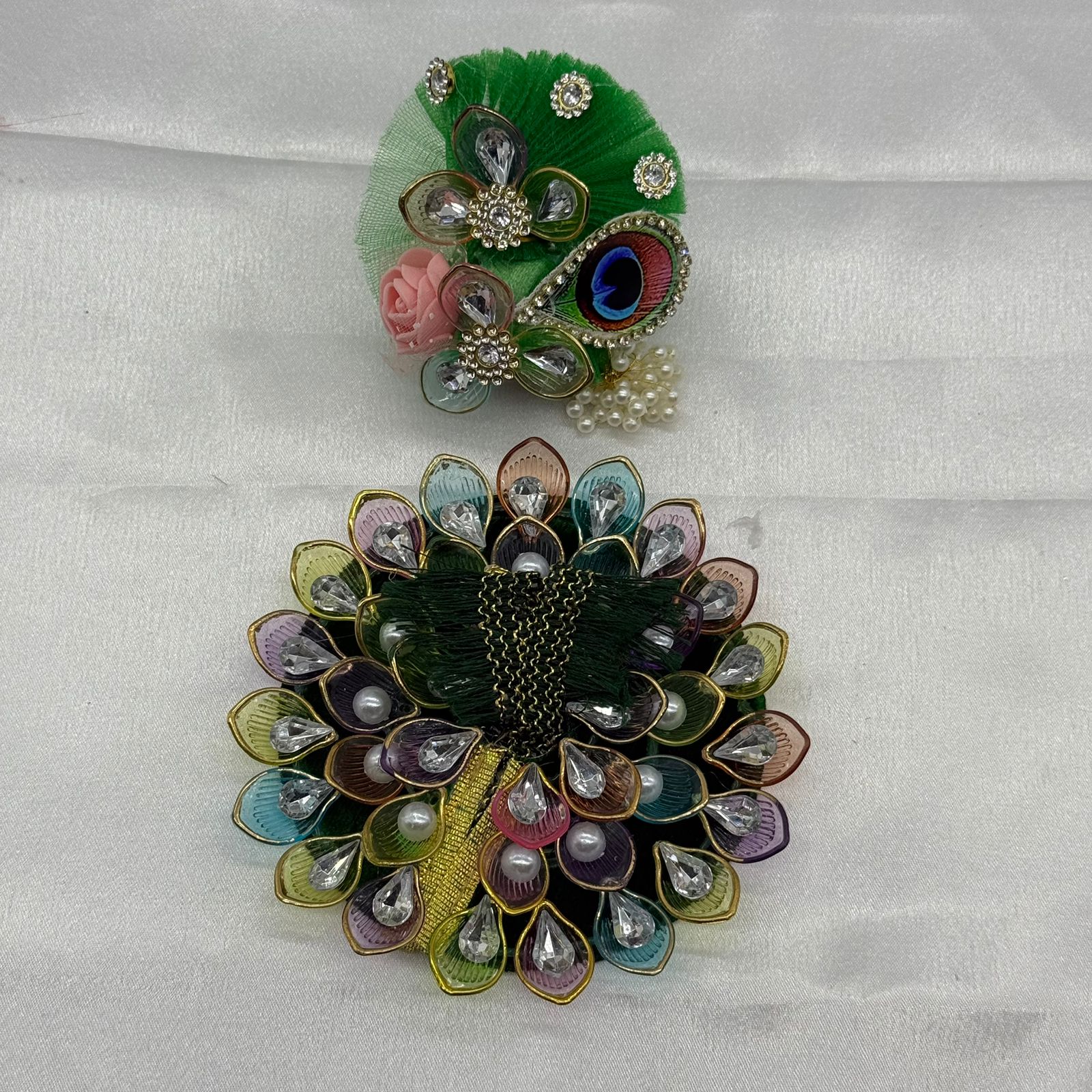 Nav-Ratna Laddu Gopal Dress With Mukut