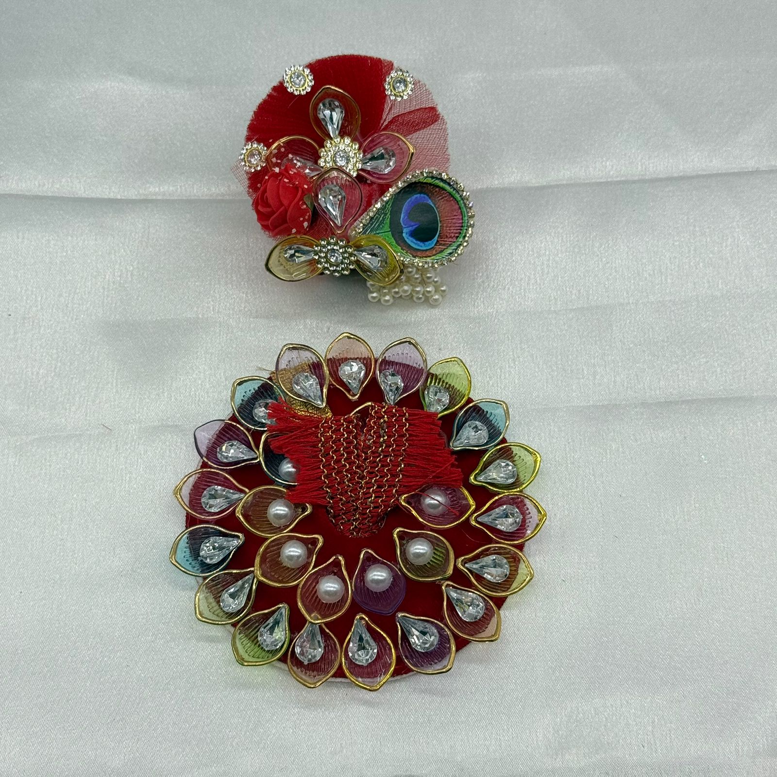 Nav-Ratna Laddu Gopal Dress With Mukut