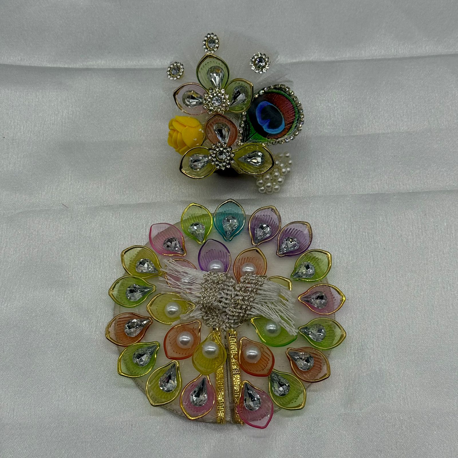 Nav-Ratna Laddu Gopal Dress With Mukut