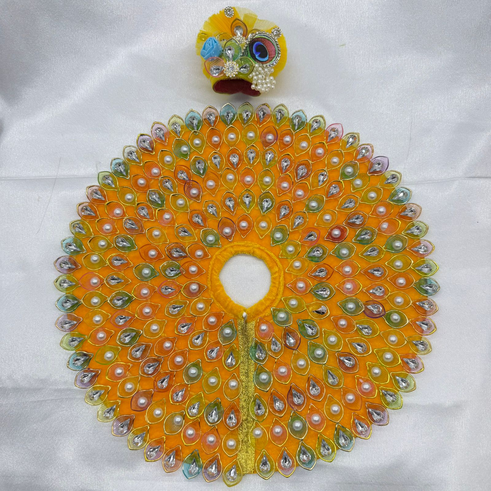 Nav-Ratna Laddu Gopal Dress With Mukut