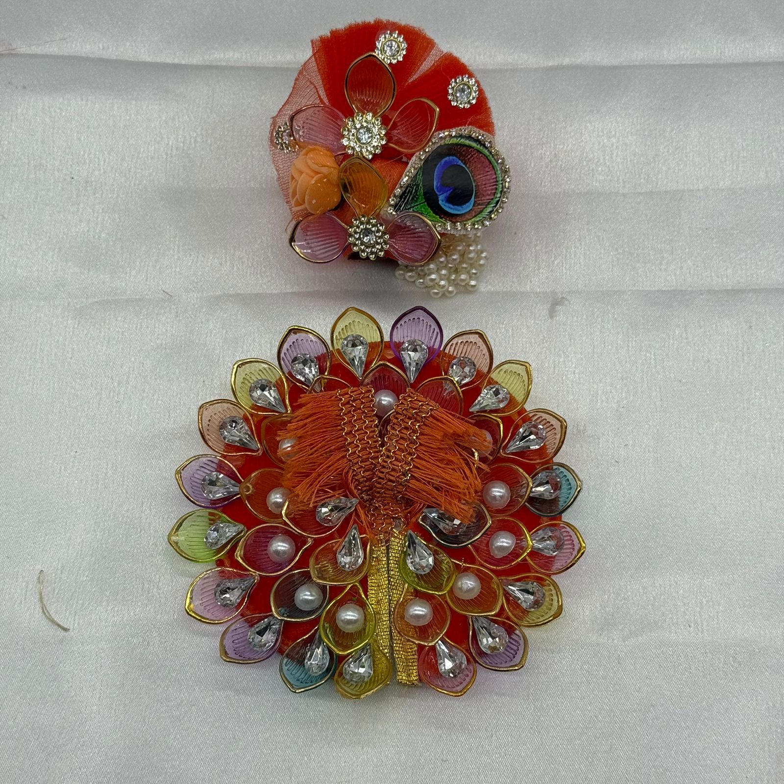 Nav-Ratna Laddu Gopal Dress With Mukut