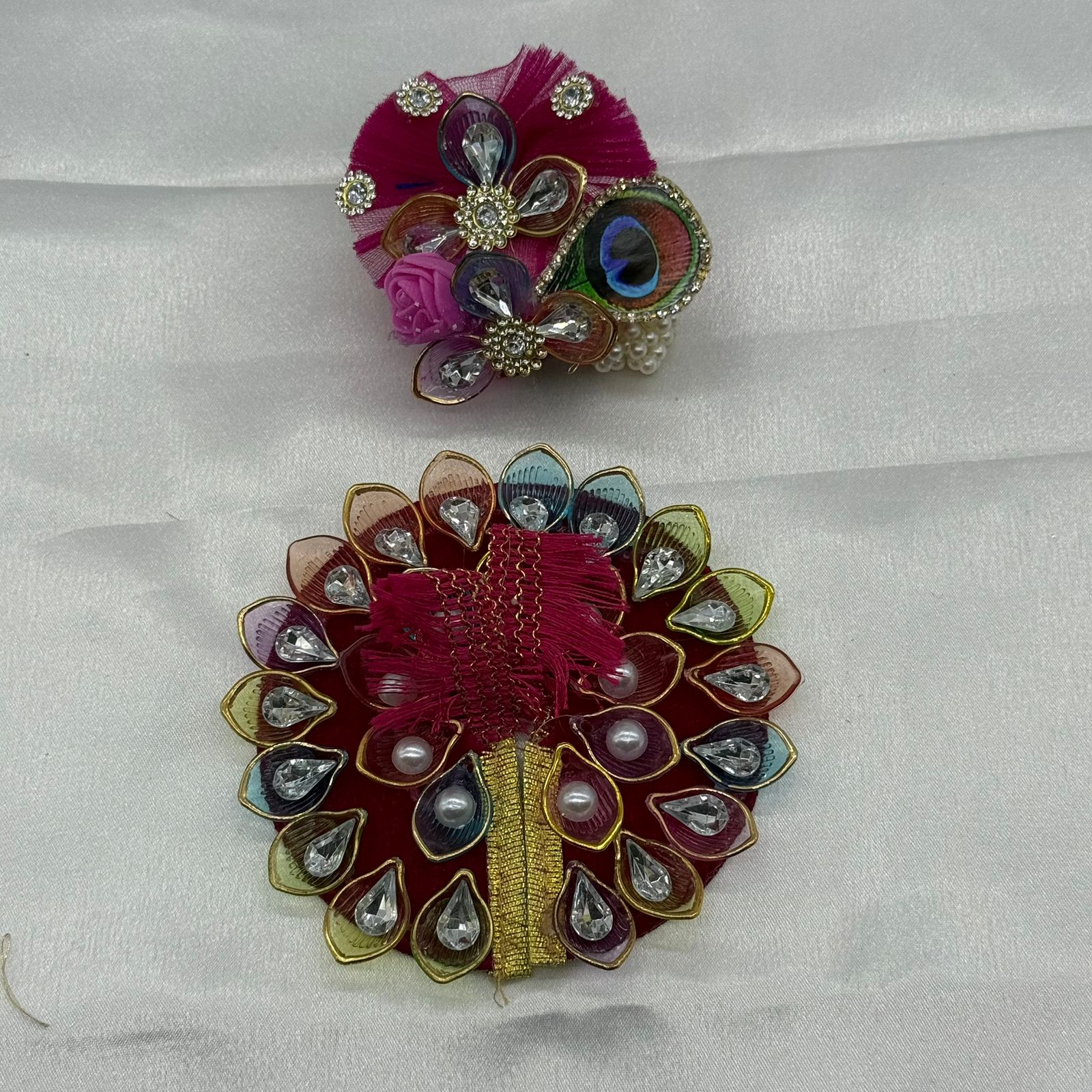 Nav-Ratna Laddu Gopal Dress With Mukut