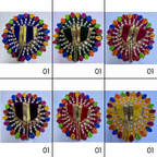 Panchrangi Poshak For Laddu Gopal - Mix Color / Pack of 12