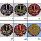 Panchrangi Poshak For Laddu Gopal - Mix Color / Pack of 12