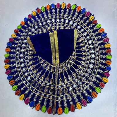 Panchrangi Poshak For Laddu Gopal