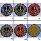 Panchrangi Poshak For Laddu Gopal - Mix Color / Pack of 12