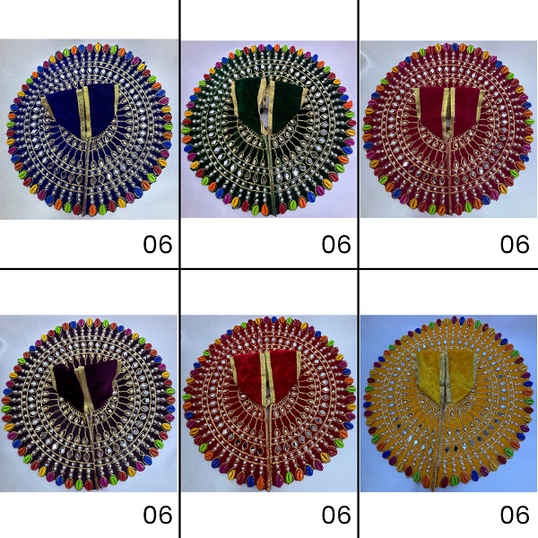 Panchrangi Poshak For Laddu Gopal - Mix Color / Pack of 12