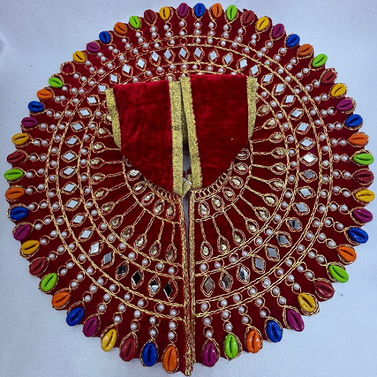 Panchrangi Poshak For Laddu Gopal