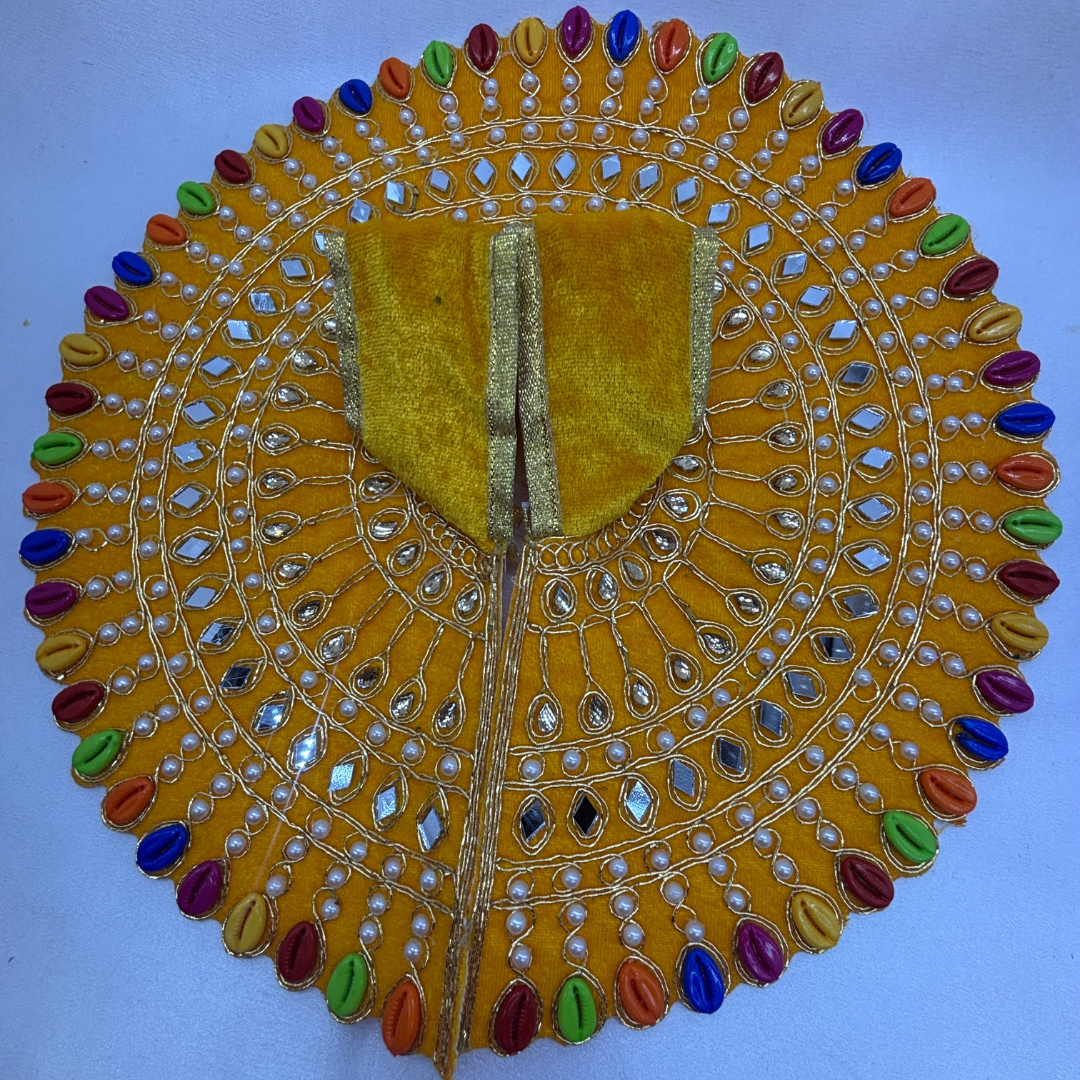 Trikona Shringar Poshak For Laddu Gopal