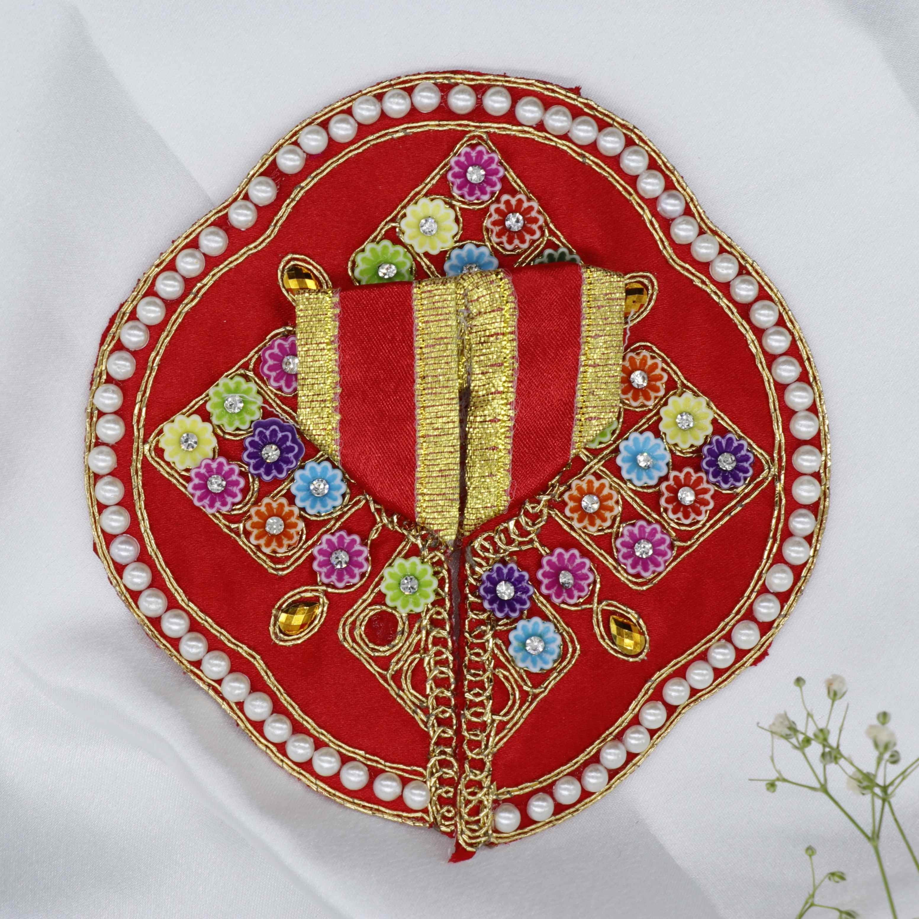 Rangili Buti Design Laddu Gopal Dress