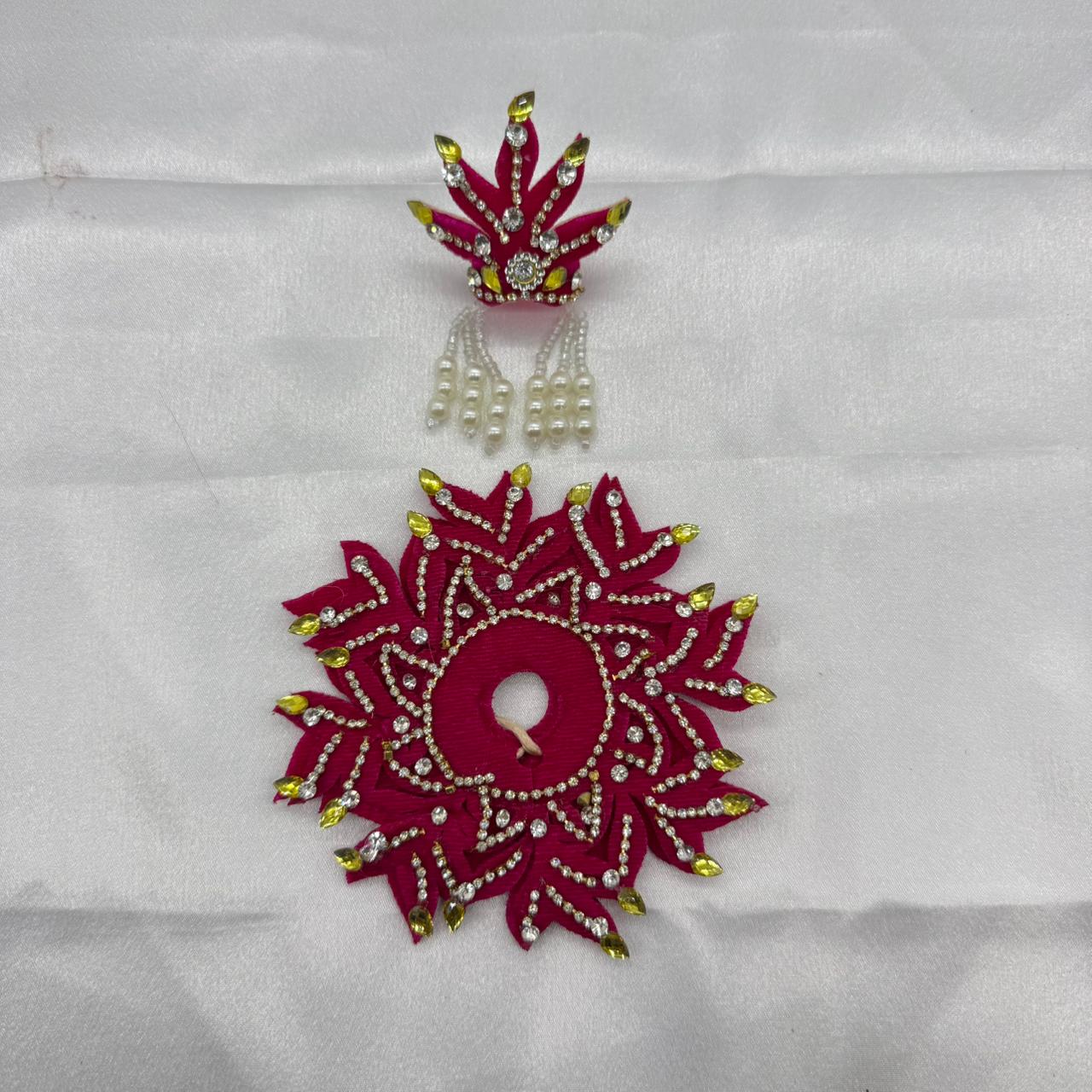 Agni Shringar Laddu Gopal Dress With Mukut